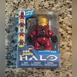 Spartan Soldier EVA - Halo Odd Pods Action Figure Series 1 Collectible